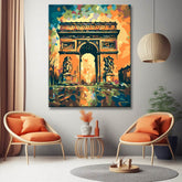 Paris Triumphal Arch Painting by Numbers - Shipping from DE